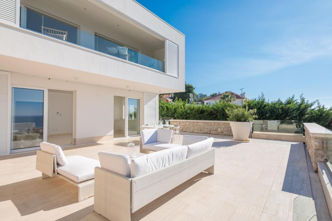 Luxury Seafront Villa Primosten Glamour With Private Pool, Sauna And Gym At The Beach In Primošten Εξωτερικό φωτογραφία