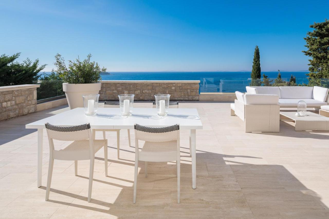 Luxury Seafront Villa Primosten Glamour With Private Pool, Sauna And Gym At The Beach In Primošten Εξωτερικό φωτογραφία