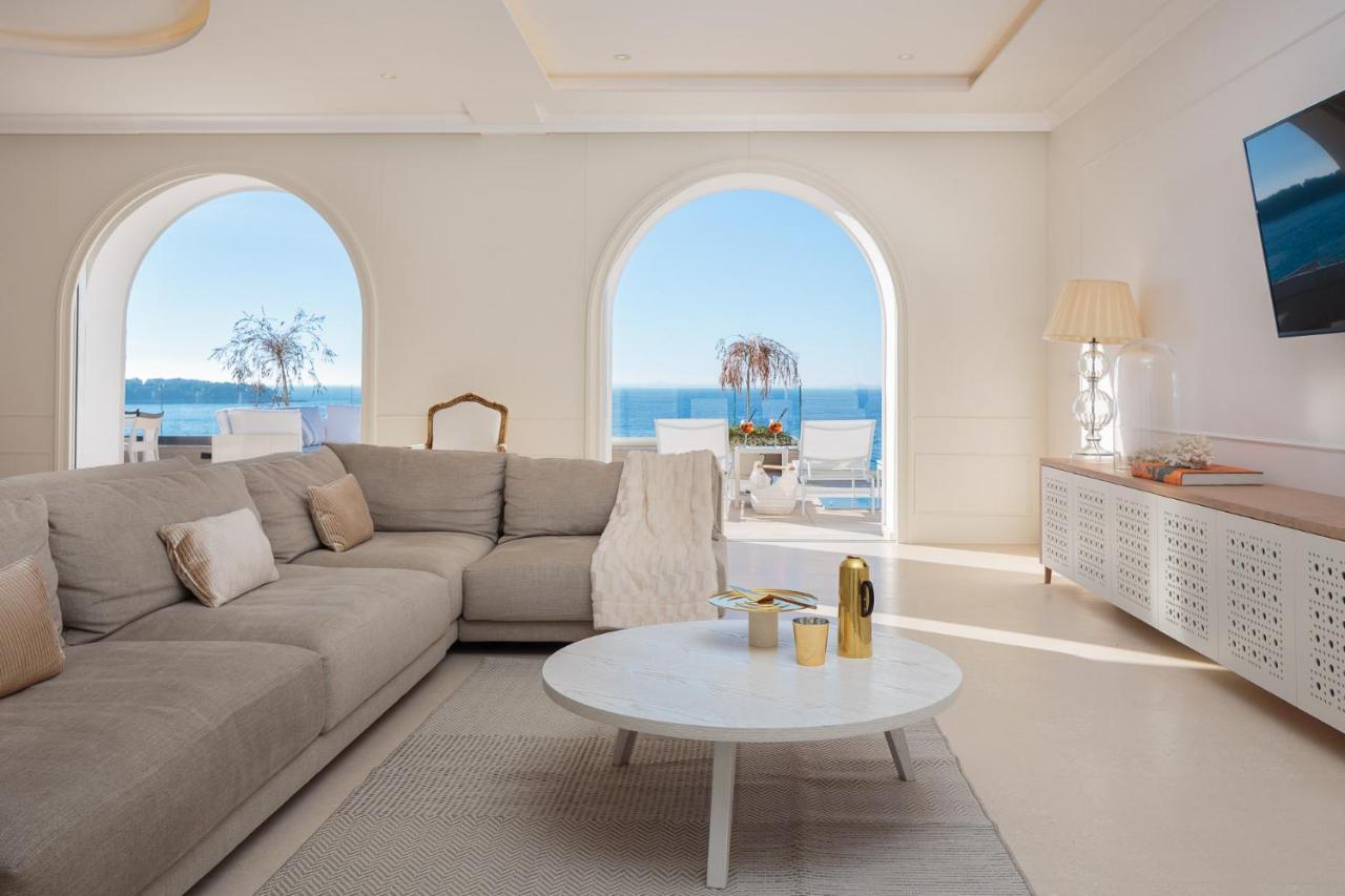 Luxury Seafront Villa Primosten Glamour With Private Pool, Sauna And Gym At The Beach In Primošten Εξωτερικό φωτογραφία